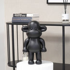 Ornement - Figurine Singe 'La Légende' - Résine - Noir - 33x21x50cm | Designproducten en originele cadeaus