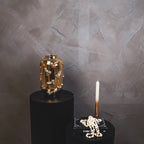 Vase - Dick - Keramik - Gold - 17x17x27cm