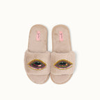 Pair of slippers brooches - Evil Eye