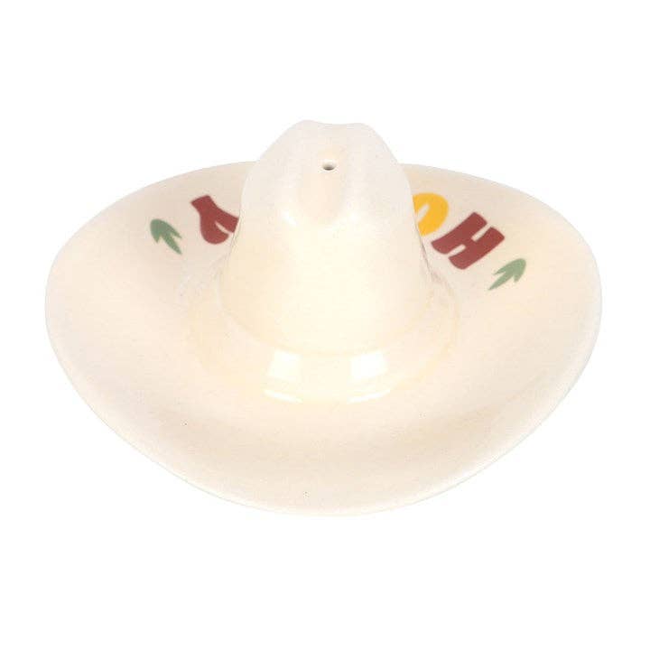 Porte-encens en céramique chapeau de cowboy « Howdy »