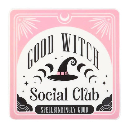 Good Witches Social Club Cup and Coaster Set