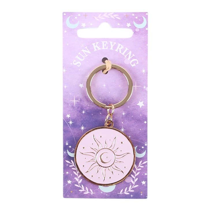 Porte-clés Soleil pourpre