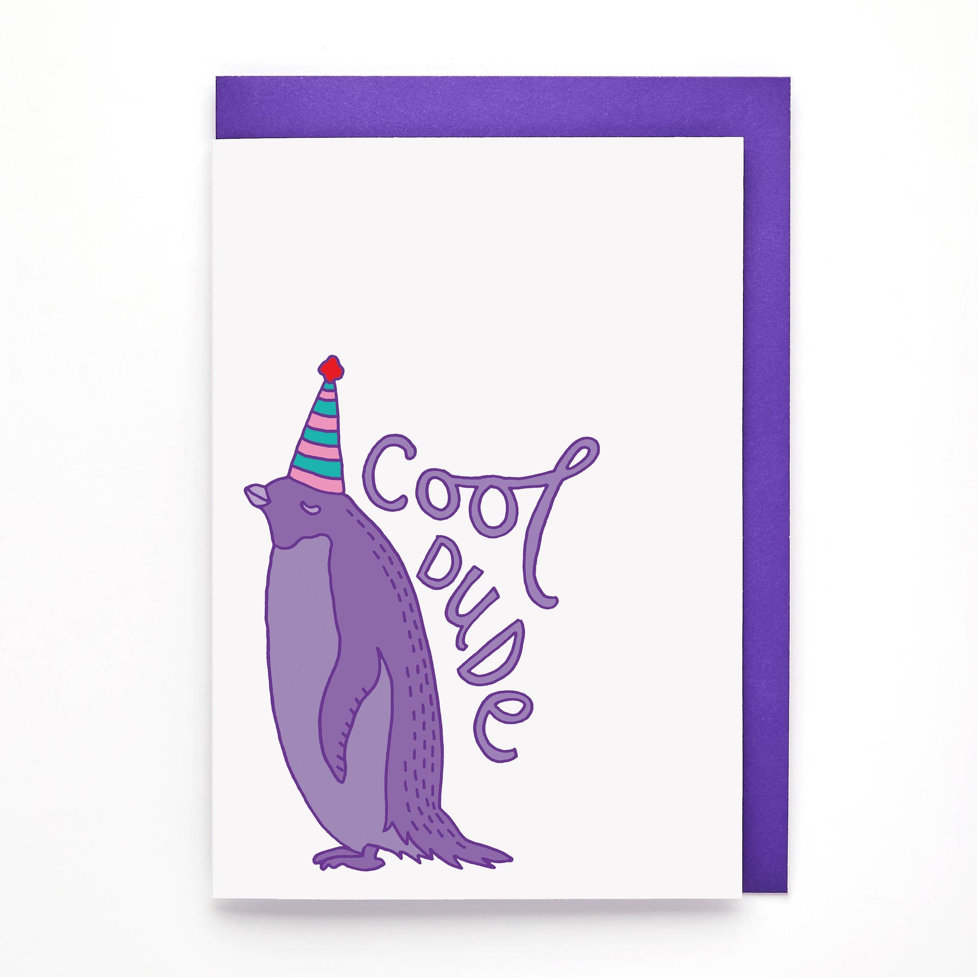Carte de vœux Pingouin "Cool Dude" | Oggetti di design e regali originali