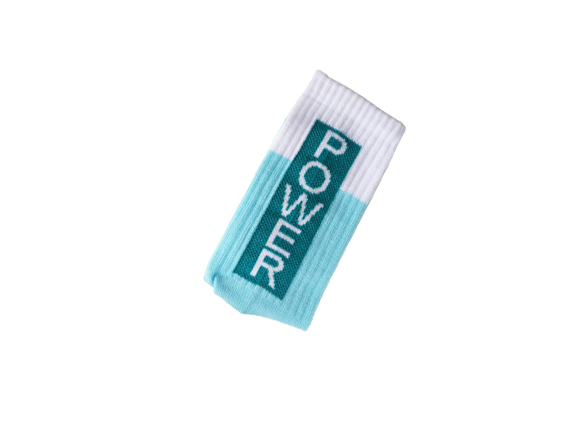 Oggetto regalo di design – chaussettes enfant girl power bleu pegada socks 21206860