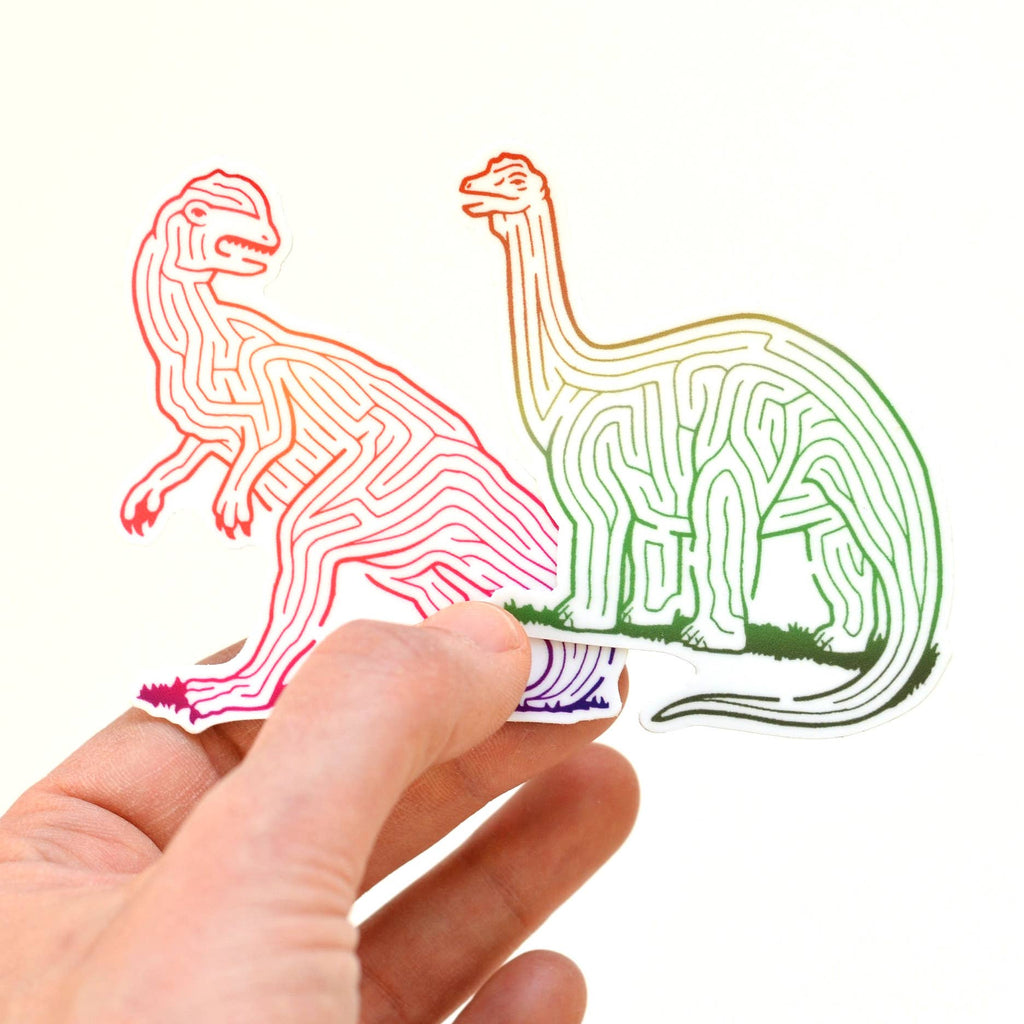 Sticker Dinosaure Labyrinthe | Designproducten en originele cadeaus