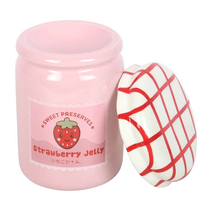 Strawberry Jam Jar Oil Burner and Wax Warmer