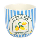 Pot “La Dolce Vita” Rayures Bleues