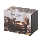 Porte bougie chauffe-plat Chat « Magie du Chat Noir »