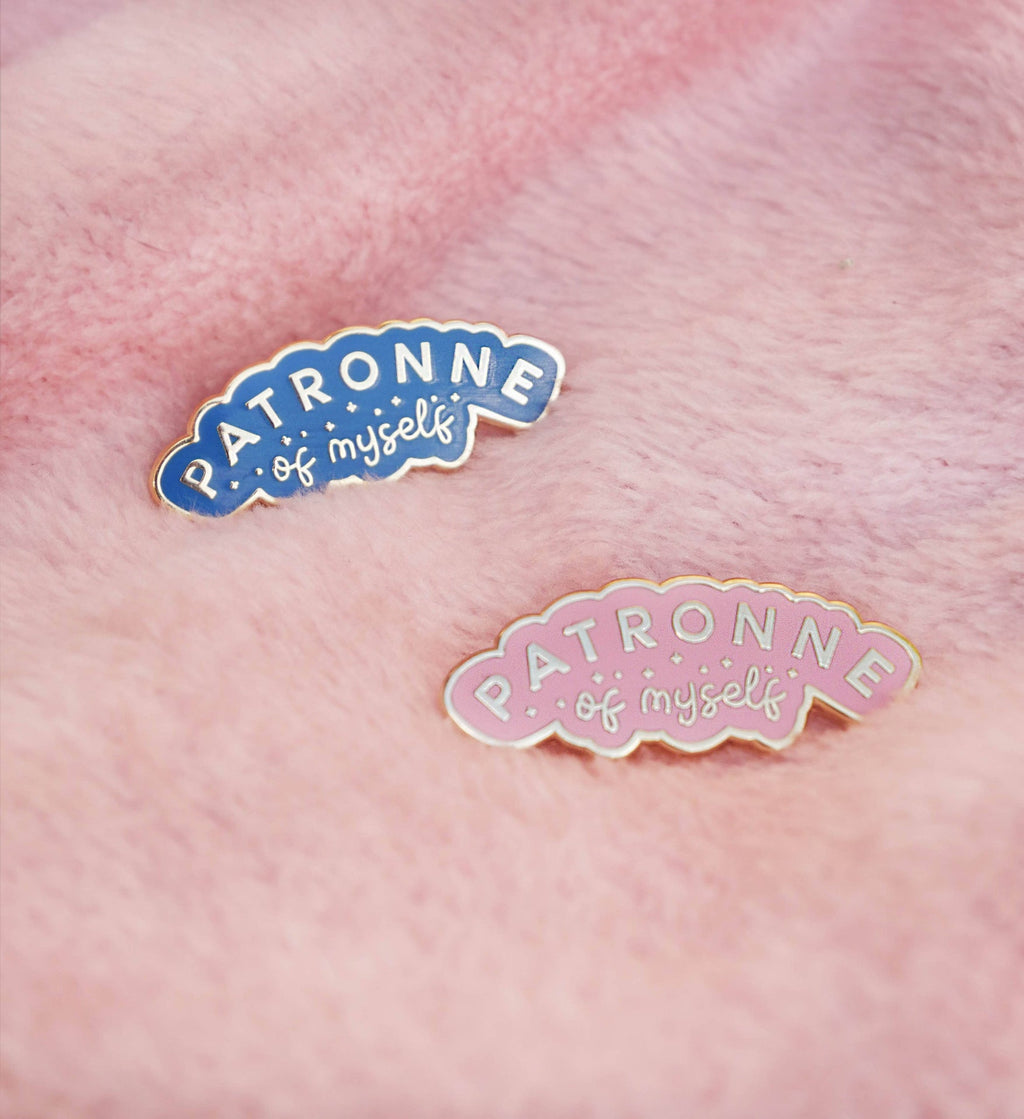 Pin's Patronne Of Myself - Bleu
