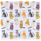 Ensemble de 2 torchons à vaisselle Feline Floursack | Design e regali originali