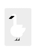 Carte postale avec cygne trompette | Oggetti di design e regali originali