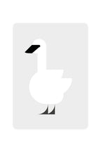 Carte postale avec cygne trompette | Oggetti di design e regali originali