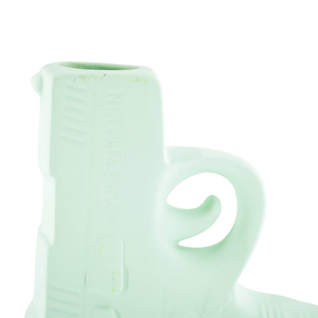 Pistolenvase – Keramik – Mintgrün – 12 x 5 x 12 cm