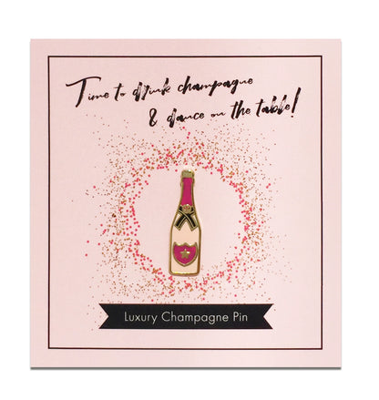 Pin's Bouteille de Champagne Rosé