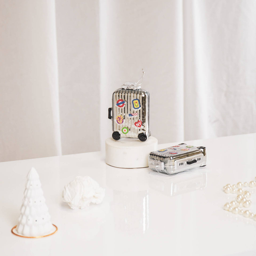 Regalo de diseño – boule de noel valise de voyage 