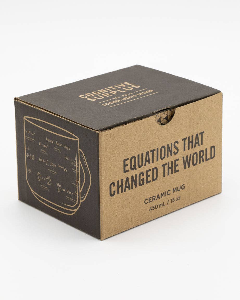 Oggetto regalo di design – Mug "Équations Qui Ont Changé le Monde" – produit scientifique Cognitive Surplus EU, vue 3