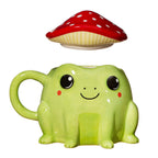 Frog Mug with Mushroom Lid – 450 ml