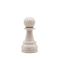 Moulin à épices «Chess» Pion en hêtre laqué blanc brillant