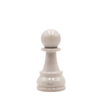Moulin à épices «Chess» Pion en hêtre laqué blanc brillant
