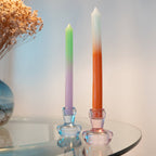 Lot de 2 Bougeoirs Champignon Roses S3 Helio Ferretti Vue 1