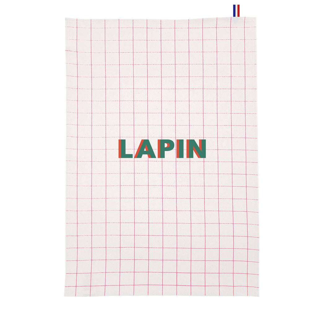 Torchon les Petits Noms - Lapin – vue principale