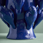 Vase M. Oisillon kobaltblau