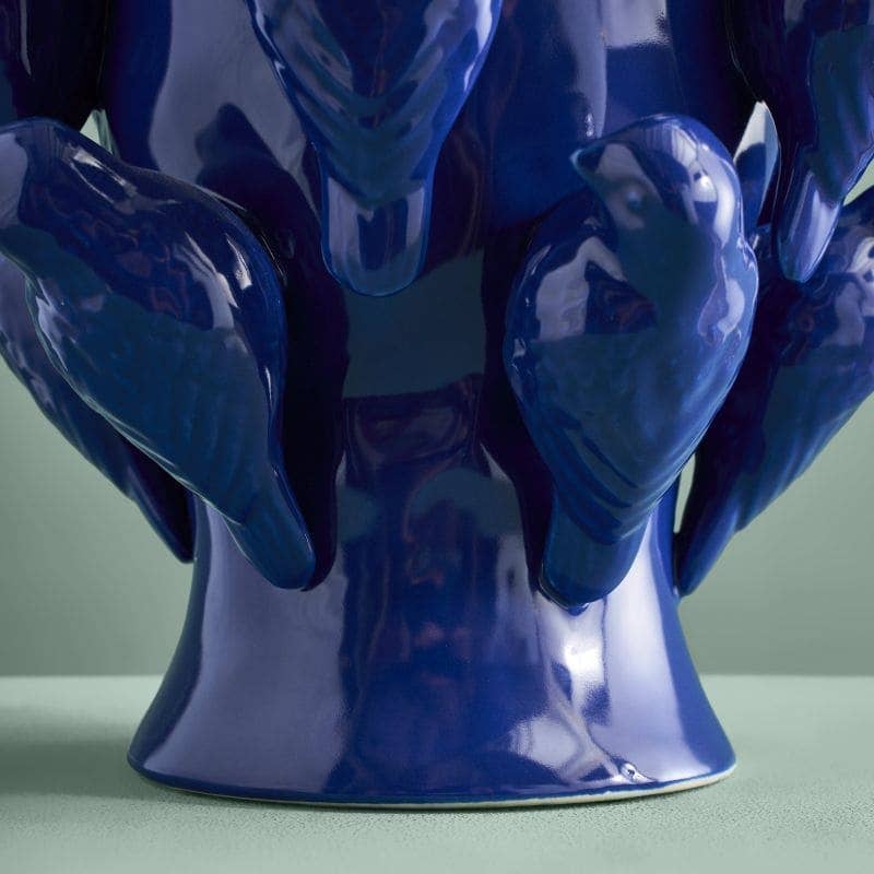 Vase M. Oisillon kobaltblau