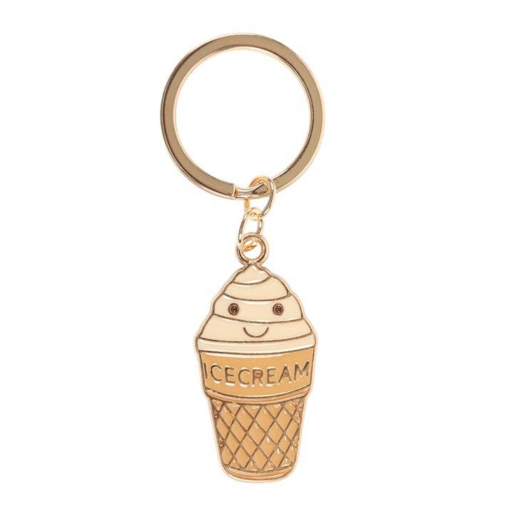 Porte-clés cornet de glace