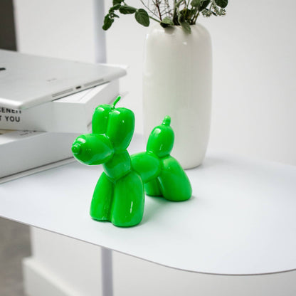 Balloon Dog Candle – Green