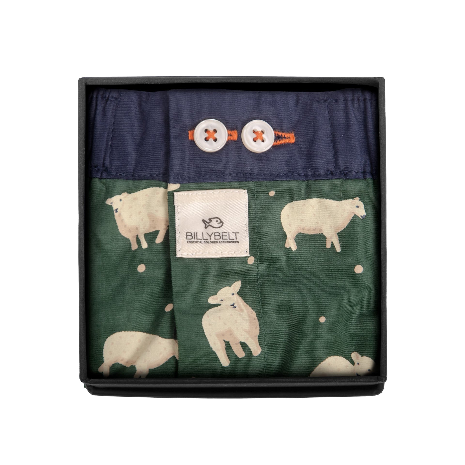 Caleçon 100% coton biologique Moutons