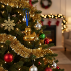 Décoration de Noël en forme de Canard Doré | Designproducten en originele cadeaus