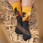 Fahrrad-MTB-Socken (verschiedene Muster)