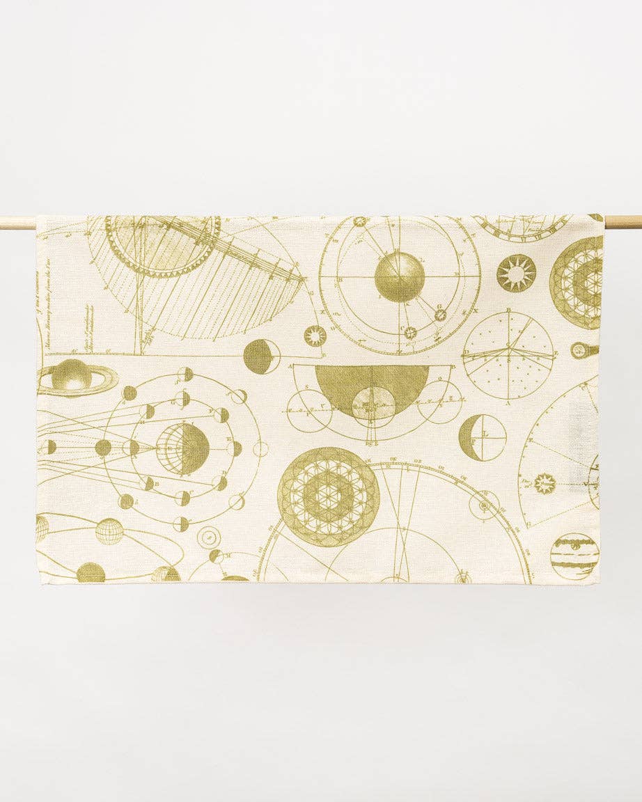 Oggetto regalo di design – Torchon Univers – produit scientifique Cognitive Surplus EU, vue 2