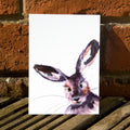 carte postale aquarelle lievre kate moby 43612492