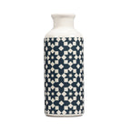 Vase en céramique, design, bleu foncé, gris
