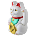Chat chanceux blanc 20cm