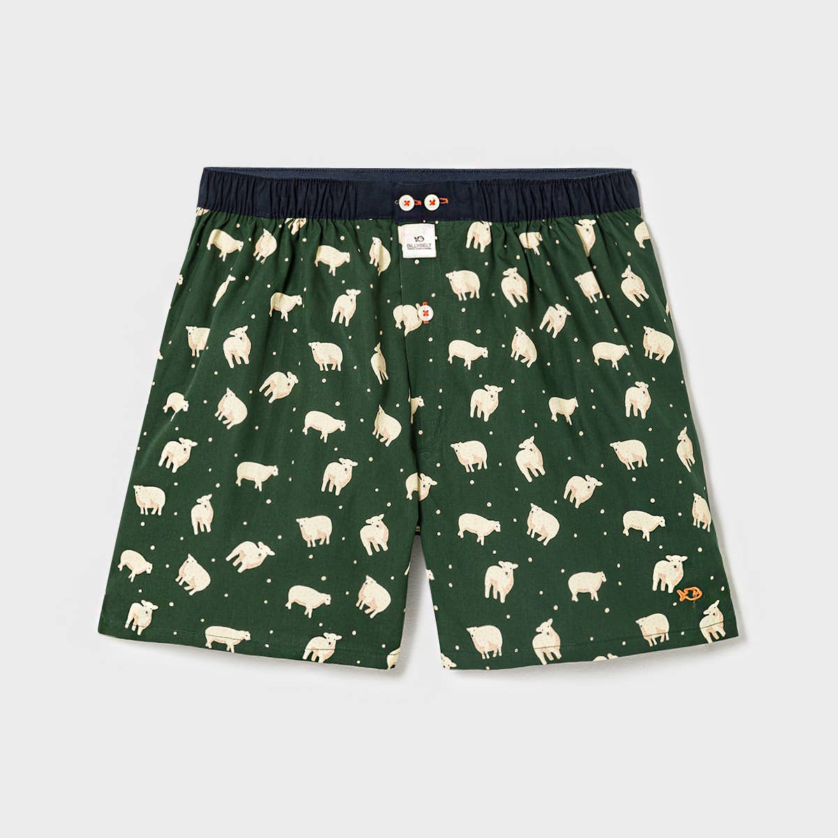 Caleçon 100% coton biologique Moutons