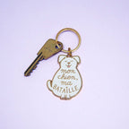 Porte-Clés "Mon Chien, Ma Bataille" | Designproducten en originele cadeaus