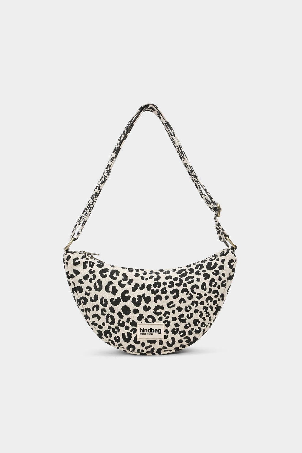 Sac banane Andrea Léopard écru