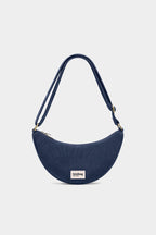 Sac banane Andrea Velours Marine