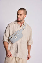 Sac banane Harry Rayures bleu