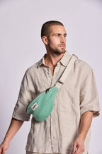 Sac banane Olivia Rayures vert