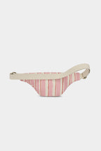 Sac banane Olivia Rayures rouge et rose