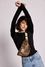 Sac banane Olivia Zèbre cannelle