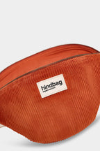 Sac banane Olivia Velours Brique