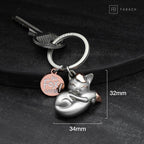 porte cles renard foxy fabach 