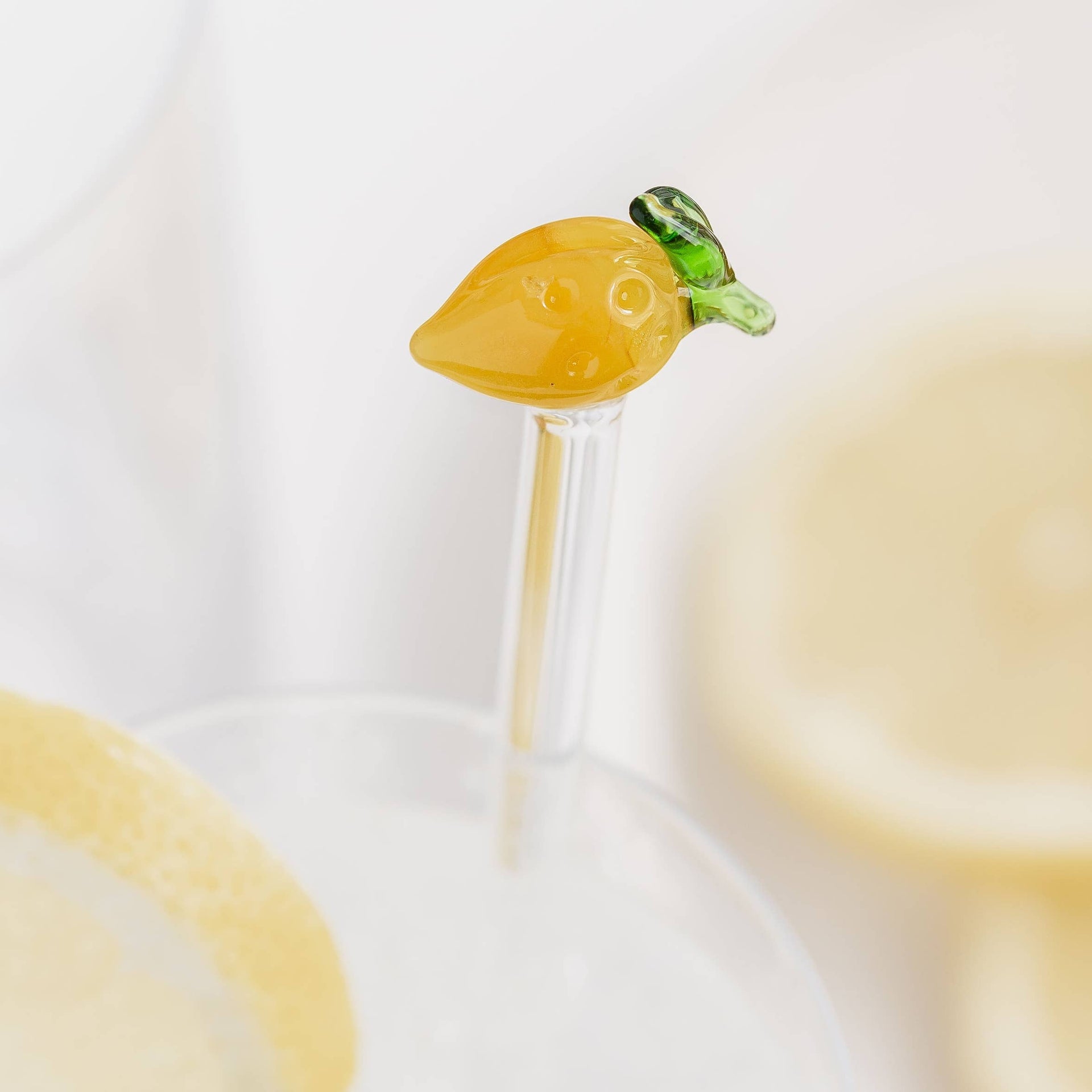 Agitateurs à cocktail en verre Citron | Designproducten en originele cadeaus