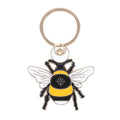 Forest Bee Enamel Keychain