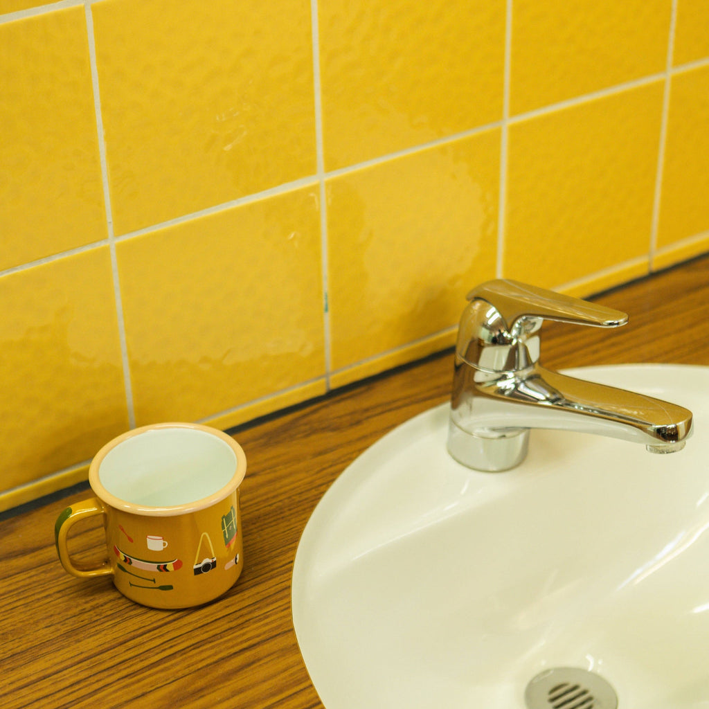 “Camp Stuff” Enamel Mug