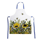 Sunflower Honey Bee Apron - floral